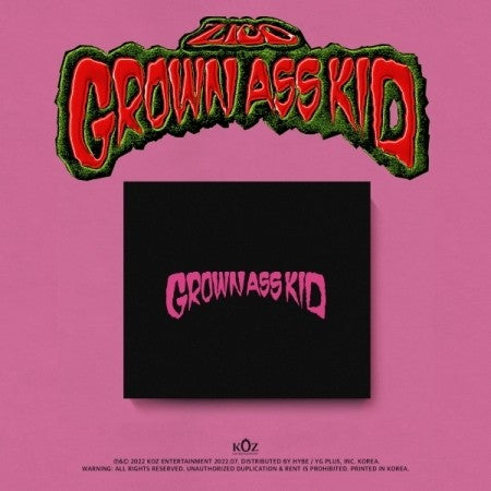 [Jewel Case] ZICO 4th Mini Album - Grown Ass Kid CD - kpoptown.ca