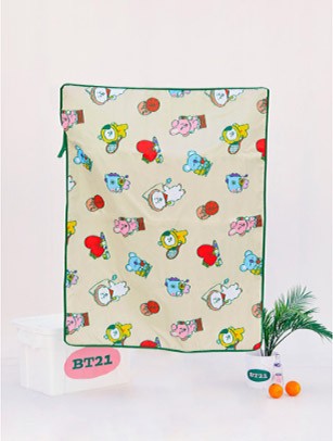 [BT21] BTS Line Friends Collaboration - Picnic Mat - kpoptown.ca