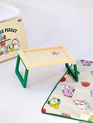 [BT21] BTS Line Friends Collaboration - Picnic Folding Table - kpoptown.ca