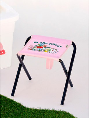 [BT21] BTS Line Friends Collaboration - Picnic Folding Mini Chair - kpoptown.ca