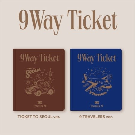 Fromis_9 2nd Single Album - 9 WAY TICKET (Random Ver.) CD - kpoptown.ca