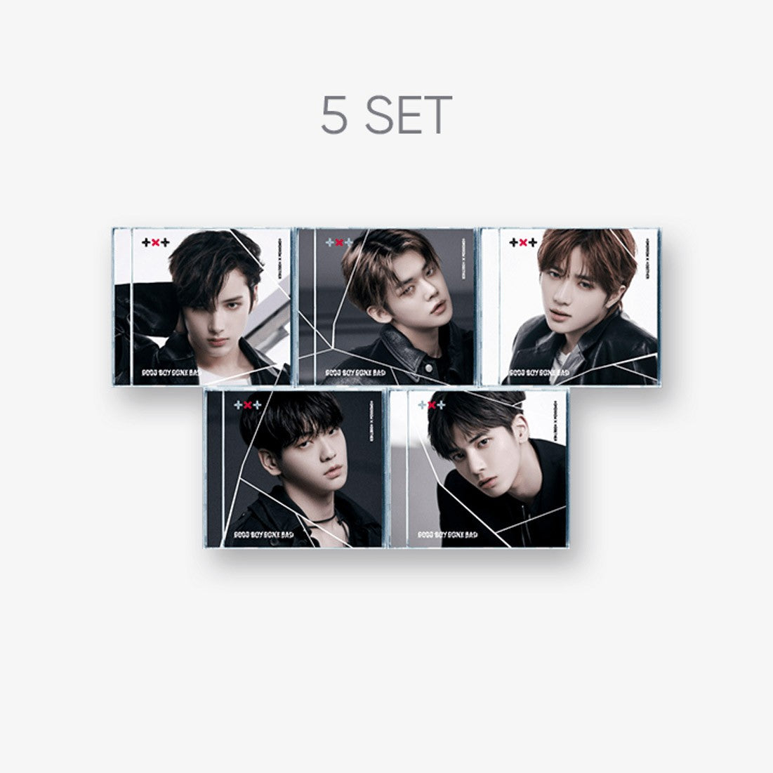 [Japanese Edition] [SET] TXT 3rd Single Album - GOOD BOY GONE BAD (Solo Jacket Limited) 5 SET - kpoptown.ca