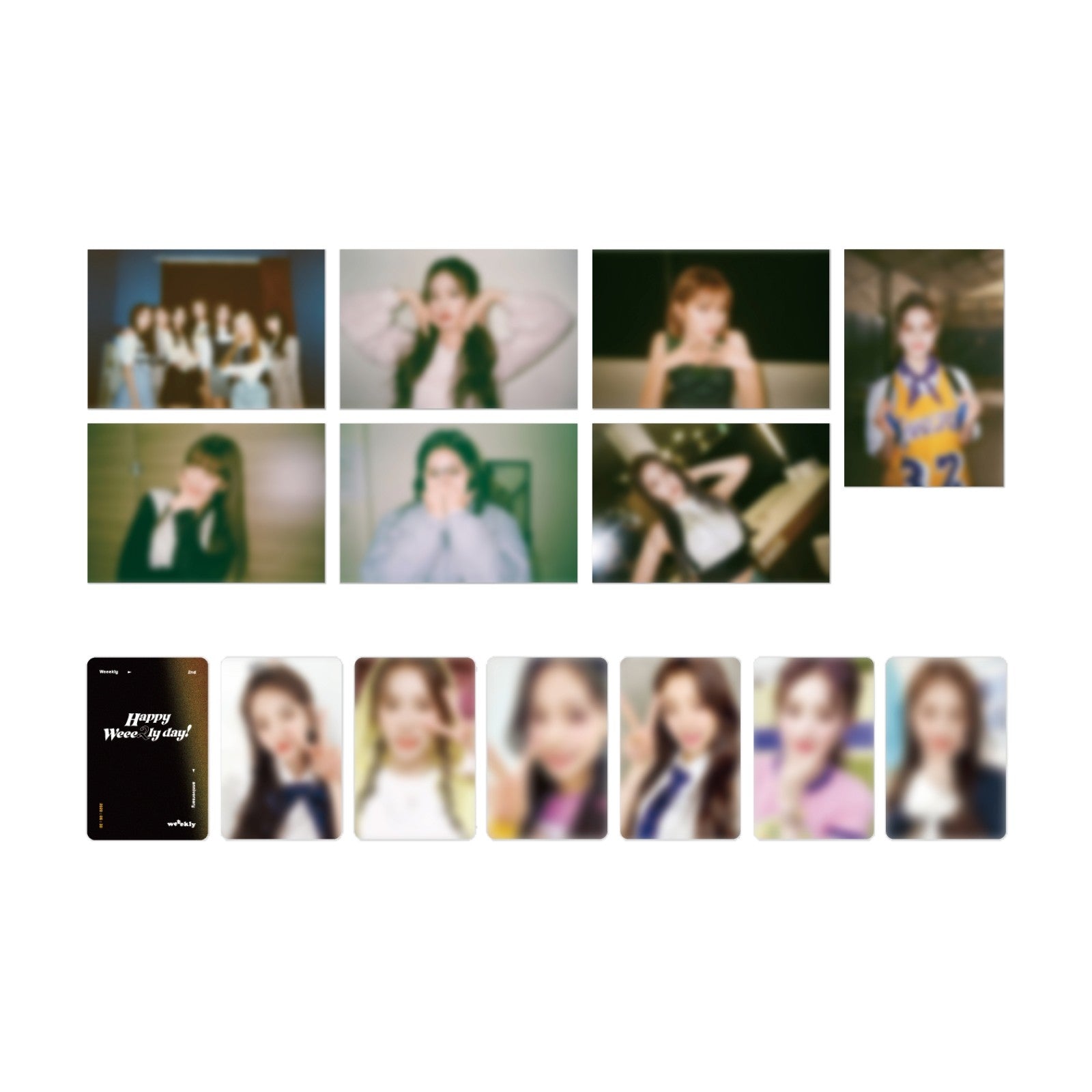 Weeekly 2022 Happy Weee2ly day Goods - PHOTO & PHOTOCARD SET - kpoptown.ca
