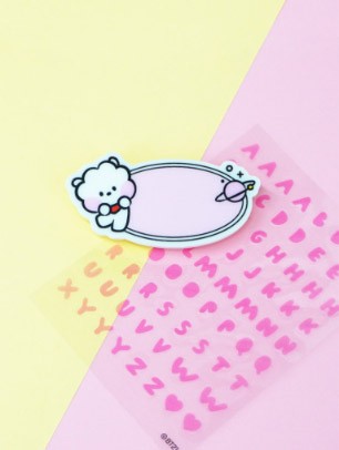 [BT21] BTS Line Friends Collaboration - minini Acrylic Pin Badge - kpoptown.ca