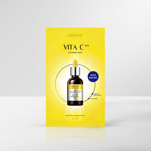 [MISSHA] VITA C+ Ampoule Mask [Ascorbic Acid] 5Sheets - kpoptown.ca