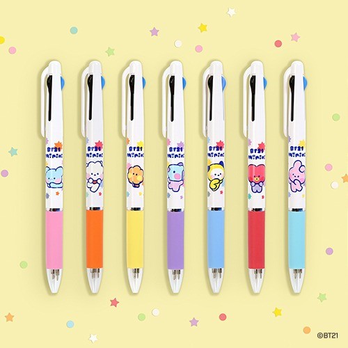 [BT21] BT21 X Monopoly Collaboration - minini 3 Color Ball Pen - kpoptown.ca