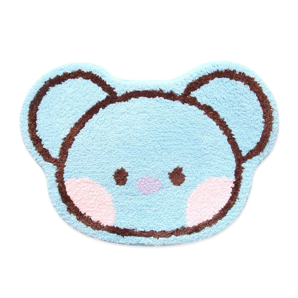 [BT21] BTS Nara Home Deco Collaboration - Minini Face Rug - kpoptown.ca