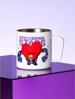 BT21 x Brawl Stars Collaboration Goods - Stainless Mug - kpoptown.ca