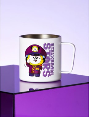 BT21 x Brawl Stars Collaboration Goods - Stainless Mug - kpoptown.ca