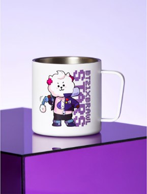 BT21 x Brawl Stars Collaboration Goods - Stainless Mug - kpoptown.ca