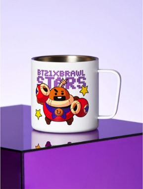 BT21 x Brawl Stars Collaboration Goods - Stainless Mug - kpoptown.ca