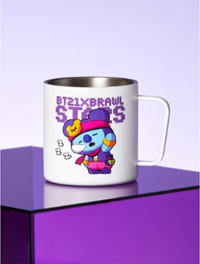 BT21 x Brawl Stars Collaboration Goods - Stainless Mug - kpoptown.ca