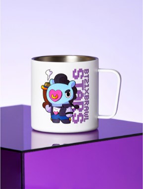 BT21 x Brawl Stars Collaboration Goods - Stainless Mug - kpoptown.ca