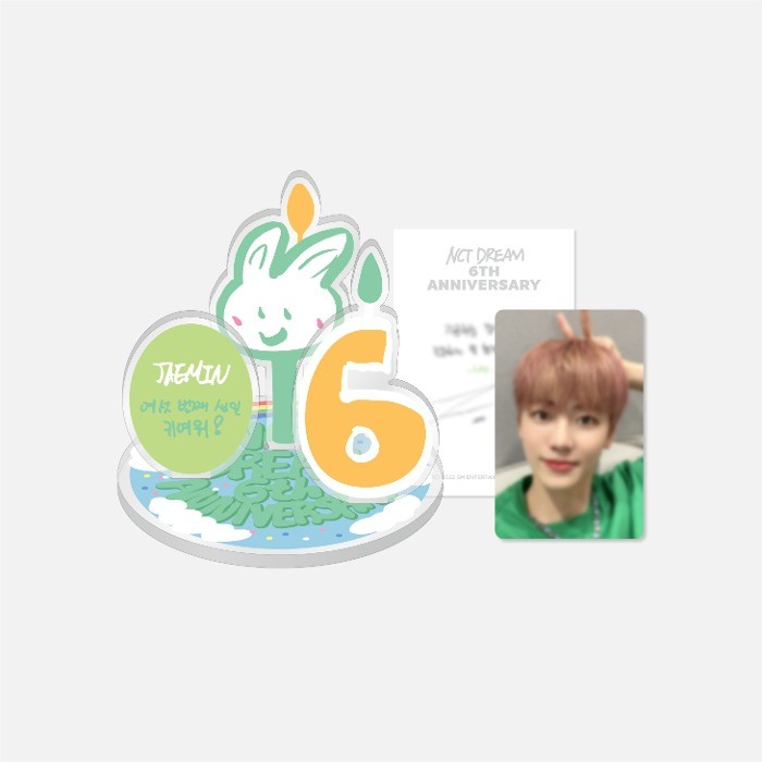 NCT DREAM 6th Anniversary Goods - Acrylic Stand & AR Voice Card Set - kpoptown.ca