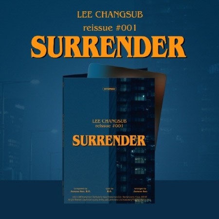 [Smart Album][Platform Ver.] LEE CHANGSUB Album - reissue 001 SURRENDER - kpoptown.ca