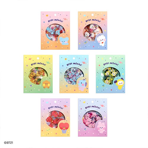 [BT21] BT21 X Monopoly Collaboration - minini Flake Sticker Pack - kpoptown.ca