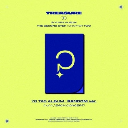 [YG TAG Ver.] TREASURE 2nd Mini Album - THE SECOND STEP : CHAPTER TWO (RANDOM Ver.) - kpoptown.ca