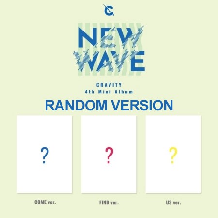 CRAVITY 4th Mini Album - NEW WAVE (Random Ver.) CD - kpoptown.ca