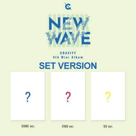 [SET] CRAVITY 4th Mini Album - NEW WAVE (SET Ver.) 3CD - kpoptown.ca