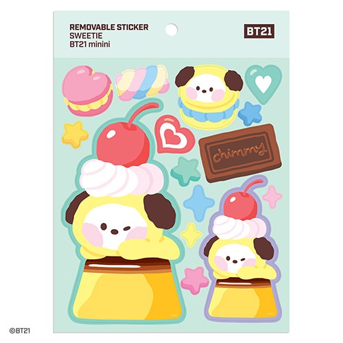 [BT21] BT21 X Monopoly Collaboration - Removable Sticker [Sweetie] - kpoptown.ca