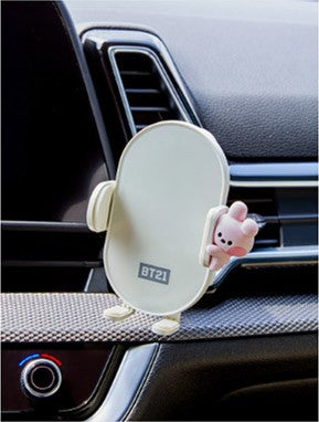 [BT21] BTS Line Friends Collaboration - minini Fast Wireless Car Charger - kpoptown.ca