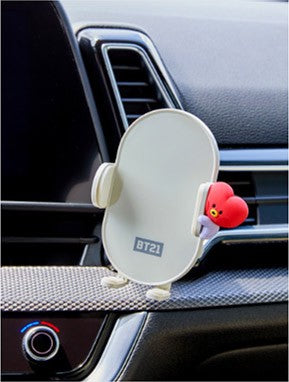 [BT21] BTS Line Friends Collaboration - minini Fast Wireless Car Charger - kpoptown.ca