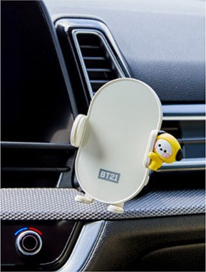 [BT21] BTS Line Friends Collaboration - minini Fast Wireless Car Charger - kpoptown.ca