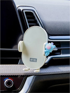 [BT21] BTS Line Friends Collaboration - minini Fast Wireless Car Charger - kpoptown.ca