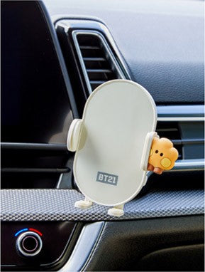 [BT21] BTS Line Friends Collaboration - minini Fast Wireless Car Charger - kpoptown.ca