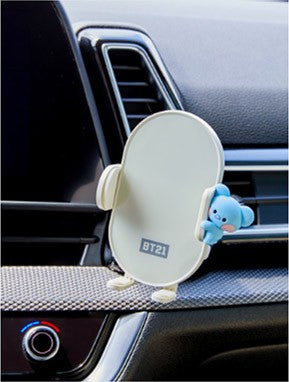 [BT21] BTS Line Friends Collaboration - minini Fast Wireless Car Charger - kpoptown.ca