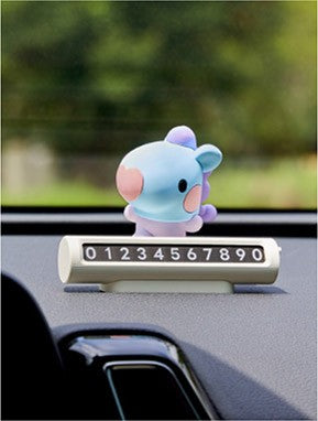 [BT21] BTS Line Friends Collaboration - minini Car Figure Parking Number Plate - kpoptown.ca