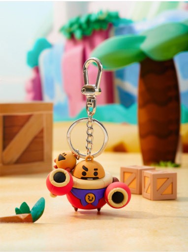 [BT21] BTS Line Friends Collaboration - BRAWLSTARS FIGURE KEYRING - kpoptown.ca