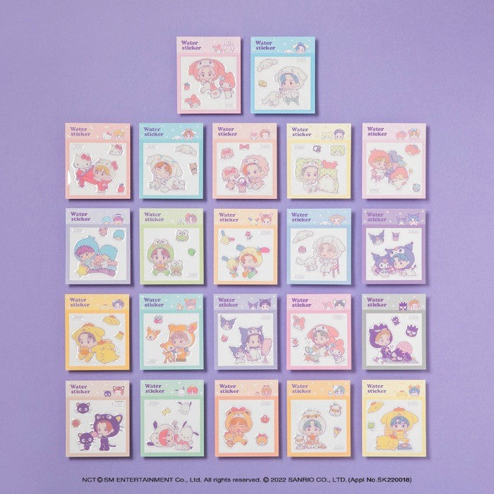 NCT x SANRIO CHARACTERS - WATER STICKER - kpoptown.ca