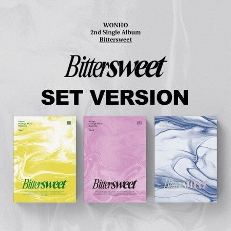 [SET] WONHO 2nd Single Album - BITTERSWEET (SET Ver.) 3CD - kpoptown.ca