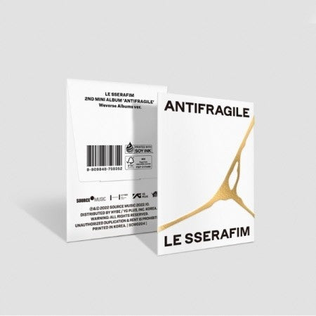 [Smart Album][Weverse Albums] LE SSERAFIM 2nd Mini Album - ANTIFRAGILE Weverse Albums Ver. - kpoptown.ca