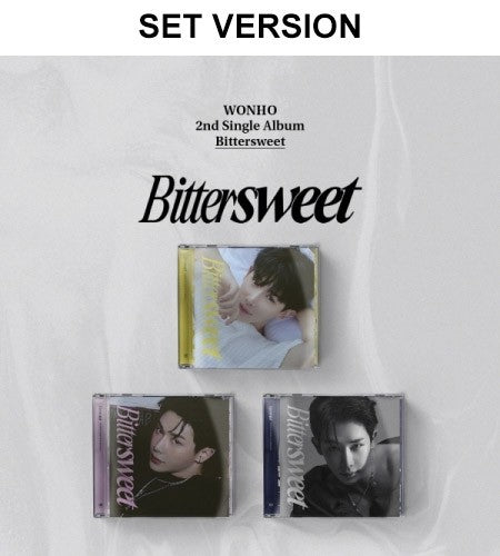 [Jewel Case][SET] WONHO 2nd Single Album - BITTERSWEET (SET Ver.) 3CD - kpoptown.ca