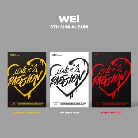 [SET] WEi 5th Mini Album - Love Pt.2 : Passion (SET Ver.) 3CD + 3Poster - kpoptown.ca