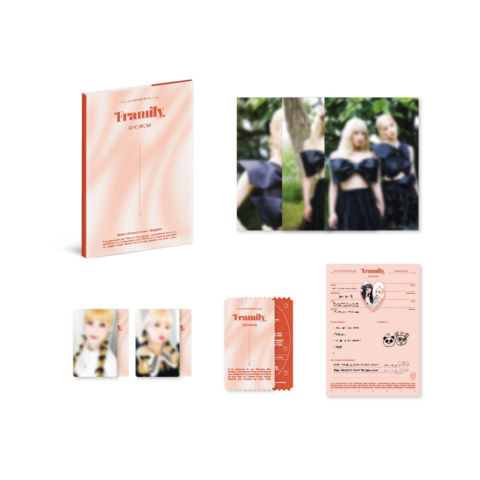 CHOBOM FRAMILY Goods - FRAMILY KIT - kpoptown.ca