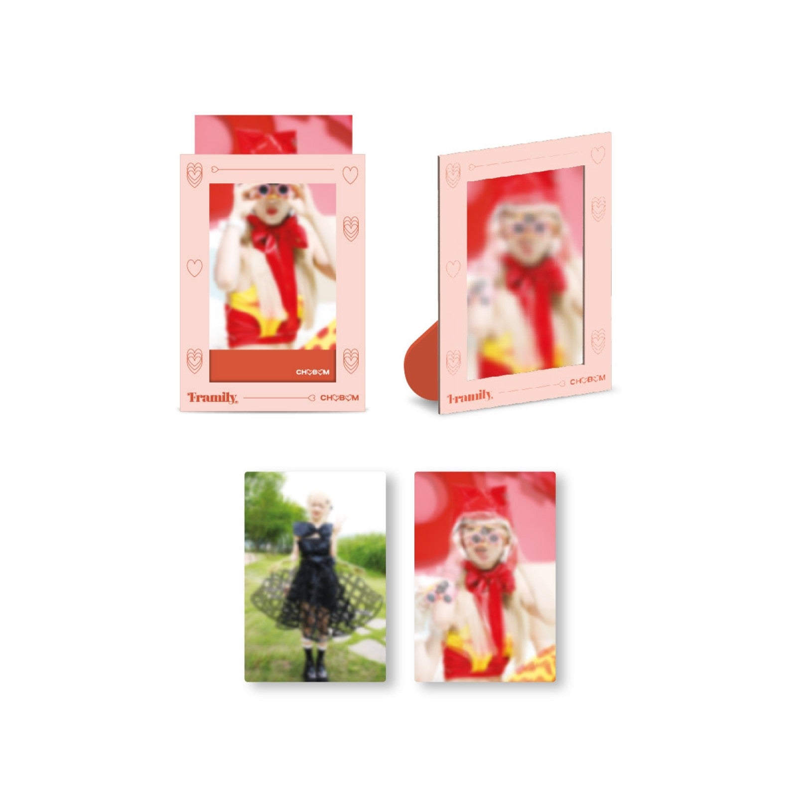 CHOBOM FRAMILY Goods - LENTICULAR PHOTO & FRAME SET - kpoptown.ca