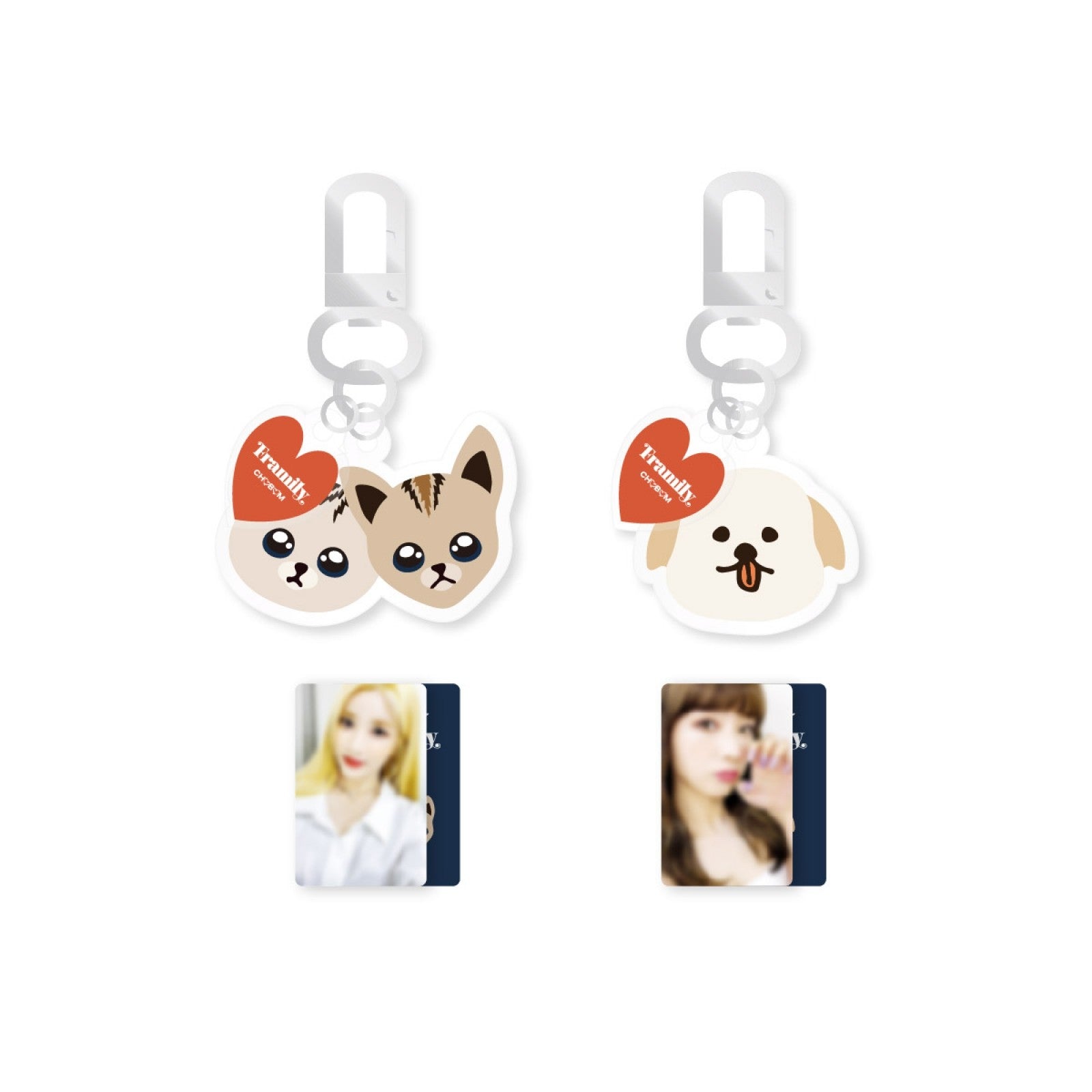 CHOBOM FRAMILY Goods - ACRYLIC KEYRING - kpoptown.ca