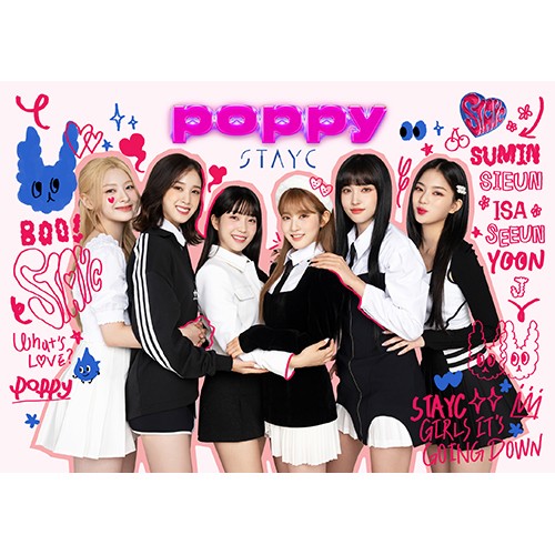 [Japanese Edition] STAYC Japan Debut Single Album - POPPY (1st Limited Edition Ver.A) CD + DVD - kpoptown.ca