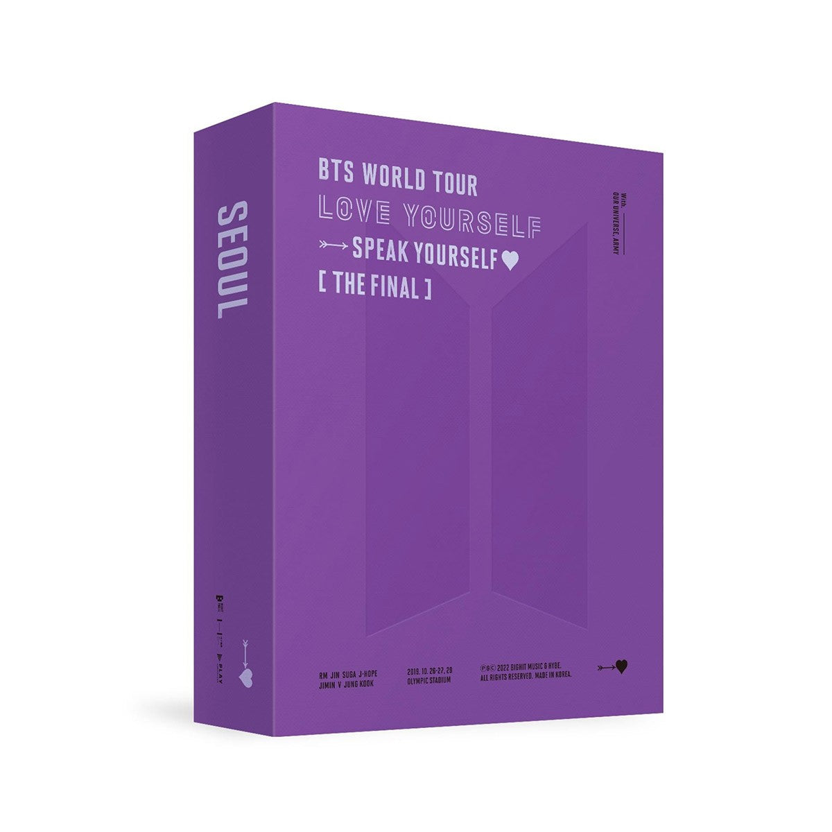 BTS WORLD TOUR 'LOVE YOURSELF : SPEAK YOURSELF' [THE FINAL] DIGITAL CODE - kpoptown.ca