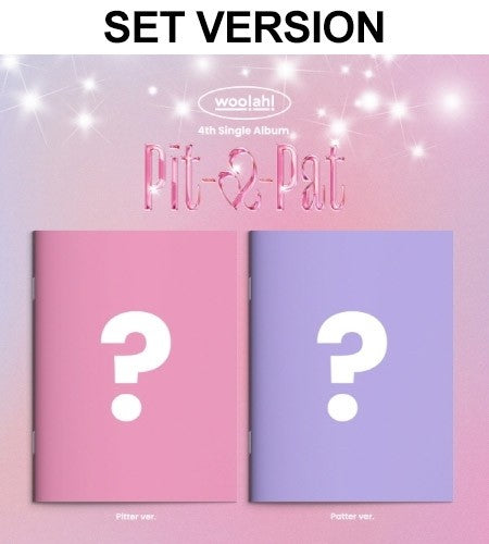 [SET] woo!ah! 4th Single Album - Pit-a-Pat (SET Ver.) 2CD + 2Poster - kpoptown.ca