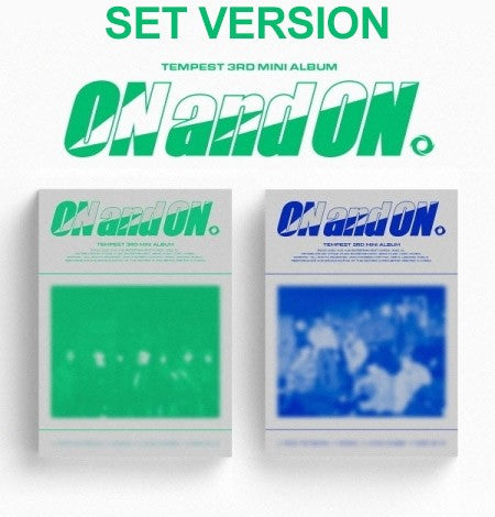 [SET] TEMPEST 3rd Mini Album - ON and ON (SET Ver.) 2CD - kpoptown.ca