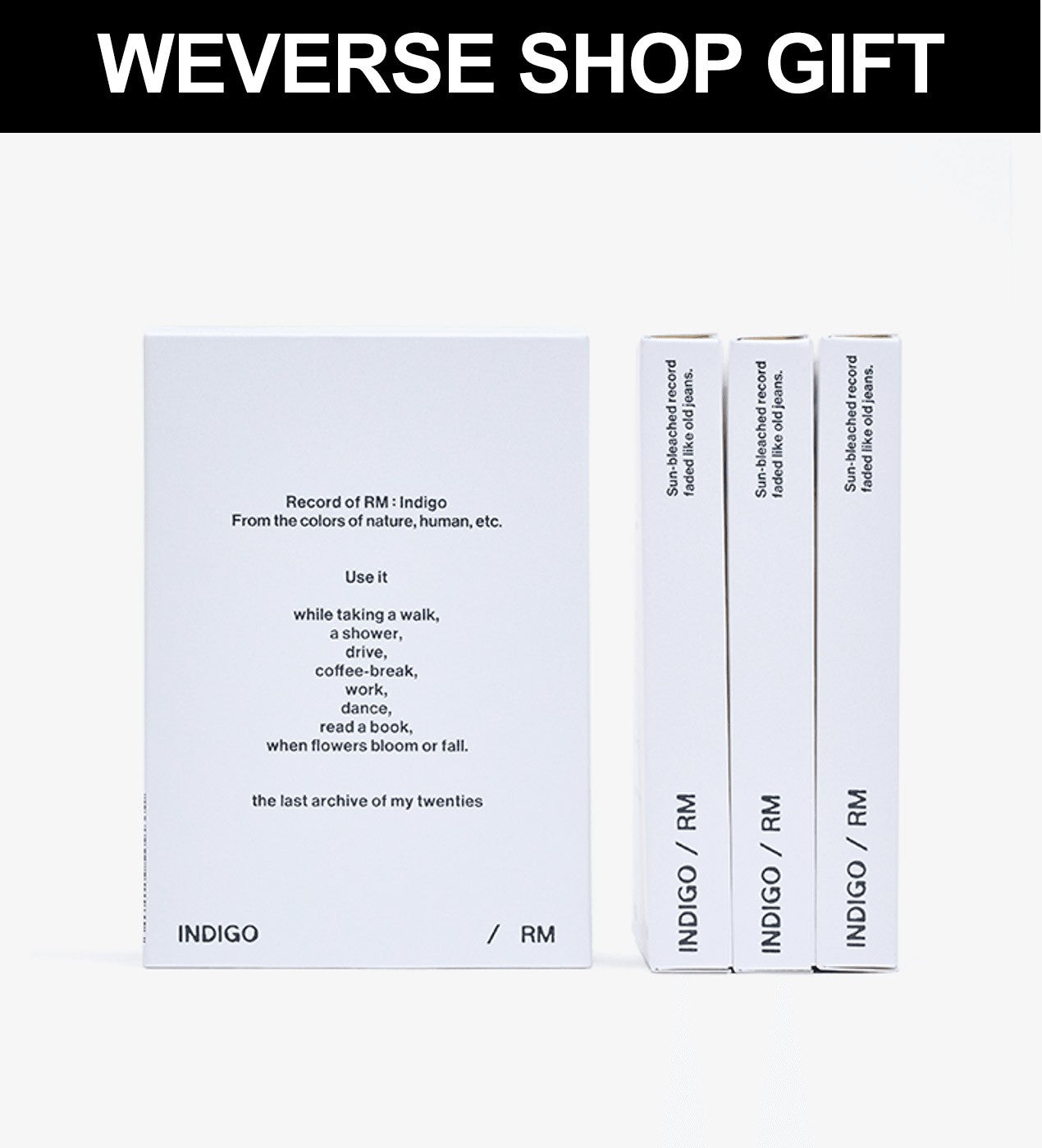 [Weverse Shop Gift] [Weverse Albums] RM Solo Album - Indigo Postcard Edition - kpoptown.ca