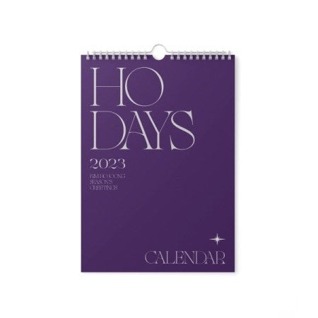 KIM HO JOONG 2023 SEASONS GREETINGS [HO DAYS] - WALL CALENDAR - kpoptown.ca