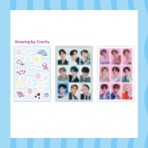 CRAVITY NEW WAVE Goods - STICKER SET - kpoptown.ca