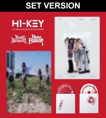 [SET] H1-KEY 1st Mini Album - Rose Blossom (SET Ver.) 2CD - kpoptown.ca