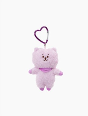 [BT21] BTS Line Friends Collaboration - Purple Edition Bag Charm Doll - kpoptown.ca