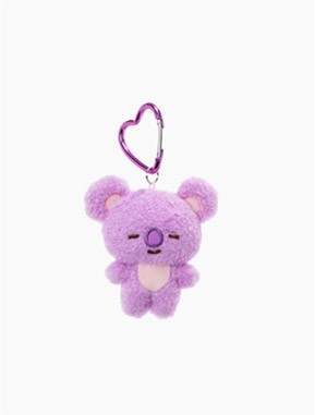 [BT21] BTS Line Friends Collaboration - Purple Edition Bag Charm Doll - kpoptown.ca